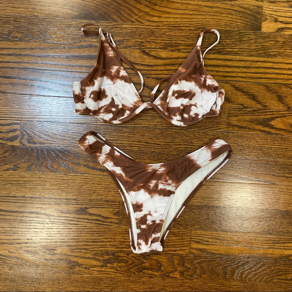 Cow print bikini